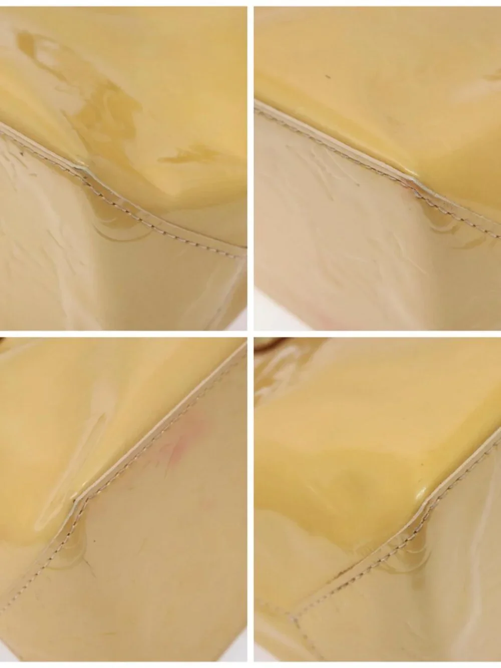 LOUIS VUITTON Monogram Vernis Reade PM Bag Marshmallow Pink M91306 Auth 116202 - Picture 16 of 16